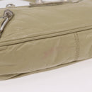 Balenciaga Giant City Shoulder Bag Leather Beige Silver 230640 Auth bs37458-6