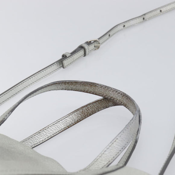 Balenciaga Everyday Tote XXS Bag Leather 2way Silver 551815 Auth bs37460