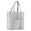 Balenciaga Everyday Tote XXS Bag Leather 2way Silver 551815 Auth bs37460-1