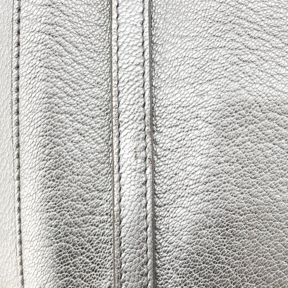 Balenciaga Everyday Tote XXS Bag Leather 2way Silver 551815 Auth bs37460