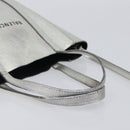 Balenciaga Everyday Tote XXS Bag Leather 2way Silver 551815 Auth bs37460-14
