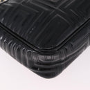 Gianni Versace Chain Shoulder Bag Patent Leather Black Gold Auth bs37461-18