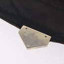 Gianni Versace Chain Shoulder Bag Patent Leather Black Gold Auth bs37461-10