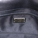 Gianni Versace Chain Shoulder Bag Patent Leather Black Gold Auth bs37461-22