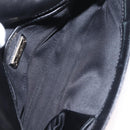 Gianni Versace Chain Shoulder Bag Patent Leather Black Gold Auth bs37461-11