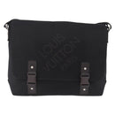 LOUIS VUITTON Damier Geant Roux Shoulder Bag Black M93079 LV Auth bs37464-2