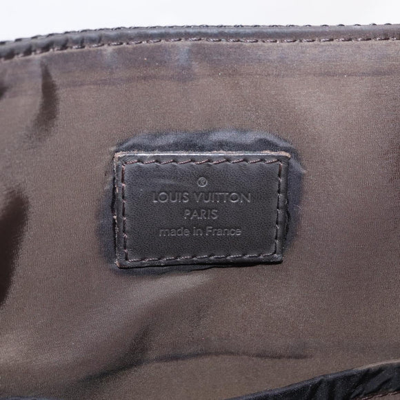 LOUIS VUITTON Damier Geant Roux Shoulder Bag Black M93079 LV Auth bs37464