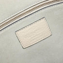 Valentino Tote Bag Leather Ivory Gold Auth bs37466-22