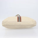 Valentino Tote Bag Leather Ivory Gold Auth bs37466-5