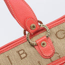 BVLGARI Tote Bag Canvas Beige Gold Auth bs37467A-10