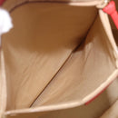 BVLGARI Tote Bag Canvas Beige Gold Auth bs37467A-24