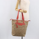 BVLGARI Tote Bag Canvas Beige Gold Auth bs37467A-26