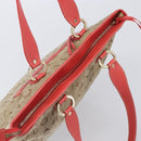 BVLGARI Tote Bag Canvas Beige Gold Auth bs37467A-6