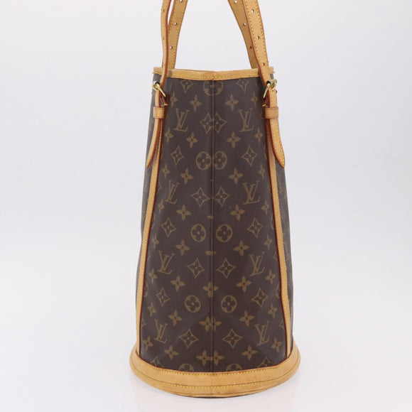 LOUIS VUITTON Monogram Bucket GM Shoulder Bag M42236 LV Auth bs37469