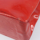 LOUIS VUITTON Monogram Vernis Reade PM Hand Bag Red Rouge M91088 LV Auth bs37470-15