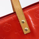 LOUIS VUITTON Monogram Vernis Reade PM Hand Bag Red Rouge M91088 LV Auth bs37470-20