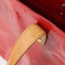 LOUIS VUITTON Monogram Vernis Reade PM Hand Bag Red Rouge M91088 LV Auth bs37470-8