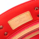 LOUIS VUITTON Monogram Vernis Reade PM Hand Bag Red Rouge M91088 LV Auth bs37470-21