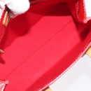LOUIS VUITTON Monogram Vernis Reade PM Hand Bag Red Rouge M91088 LV Auth bs37470-11