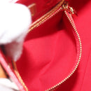 LOUIS VUITTON Monogram Vernis Reade PM Hand Bag Red Rouge M91088 LV Auth bs37470-25