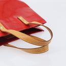 LOUIS VUITTON Monogram Vernis Reade PM Hand Bag Red Rouge M91088 LV Auth bs37470-7