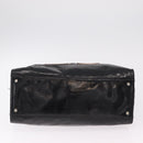 CHANEL Matelasse Chain Shoulder Bag Patent Leather Black Silver CC Auth bs37473-6