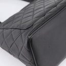 CHANEL Standard Tote Bag Caviar Skin Black Gold CC Auth bs37474-18