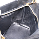 CHANEL Standard Tote Bag Caviar Skin Black Gold CC Auth bs37474-20