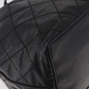 CHANEL Matelasse Chain Shoulder Bag Patent Leather Black Gold CC Auth bs37475-12