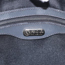 FENDI Hand Bag Velor 2way Navy Silver Auth bs37478-22