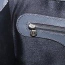 FENDI Hand Bag Velor 2way Navy Silver Auth bs37478-25