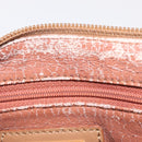 Burberrys Nova Check Hand Bag PVC 2way Beige Gold Auth bs37479-20