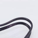 Christian Dior Hand Bag Patent Leather Purple Silver Auth bs37482-8