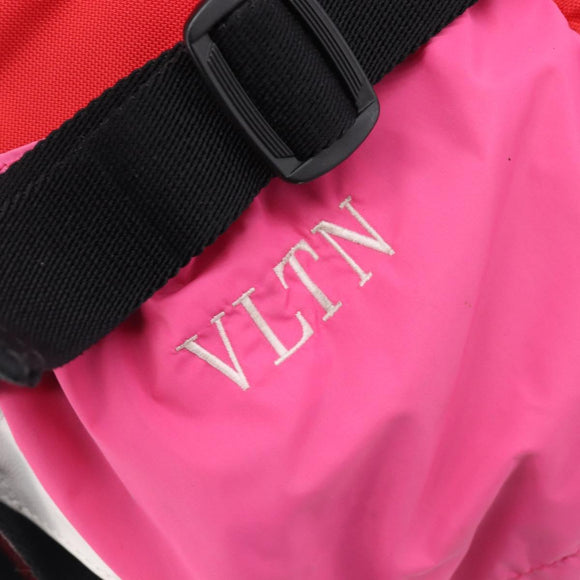 Valentino Backpack Nylon Red Auth bs37483