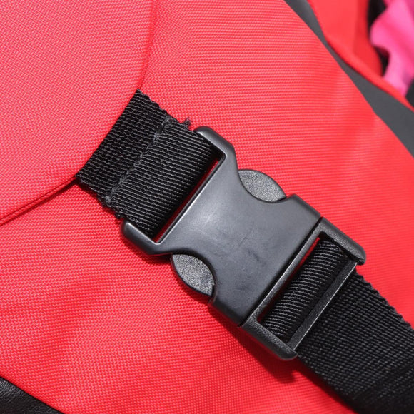 Valentino Backpack Nylon Red Auth bs37483