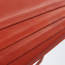 Salvatore Ferragamo Shoulder Bag Leather Brown Gold Auth bs37484-21