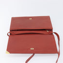 Salvatore Ferragamo Shoulder Bag Leather Brown Gold Auth bs37484-9