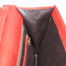 Salvatore Ferragamo Shoulder Bag Leather Brown Gold Auth bs37484-25