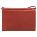 Salvatore Ferragamo Shoulder Bag Leather Brown Gold Auth bs37484-2