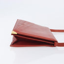 Salvatore Ferragamo Shoulder Bag Leather Brown Gold Auth bs37484-3