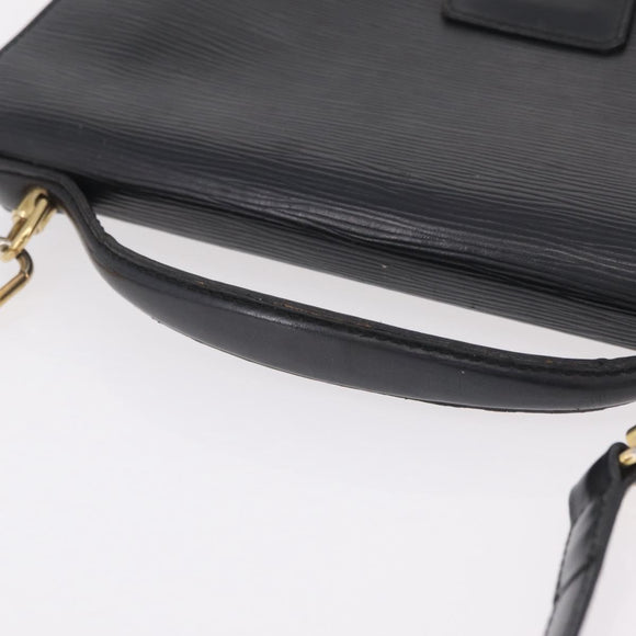 LOUIS VUITTON Epi Monceau 28 Hand Bag Black M52122 LV Auth bs37487