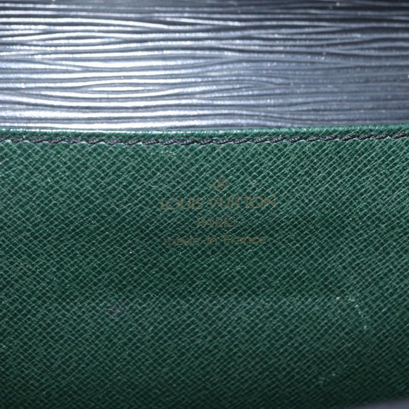 LOUIS VUITTON Epi Serviette Conseiller Business Bag Black M54422 LV Auth bs37488