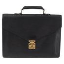 LOUIS VUITTON Epi Serviette Conseiller Business Bag Black M54422 LV Auth bs37488-2