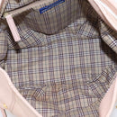 BURBERRY Blue Label Tote Bag Leather Beige Gold Auth bs37492-11