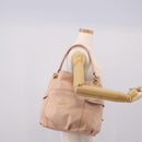 BURBERRY Blue Label Tote Bag Leather Beige Gold Auth bs37492-24