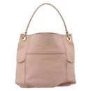 BURBERRY Blue Label Tote Bag Leather Beige Gold Auth bs37492-2
