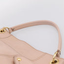 BURBERRY Blue Label Tote Bag Leather Beige Gold Auth bs37492-14