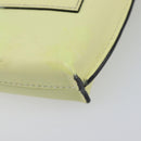 LOEWE Smartphone Shoulder Gate Pocket Bag Leather Yellow Gold Auth bs37493-18