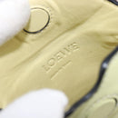 LOEWE Smartphone Shoulder Gate Pocket Bag Leather Yellow Gold Auth bs37493-22