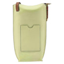 LOEWE Smartphone Shoulder Gate Pocket Bag Leather Yellow Gold Auth bs37493-2